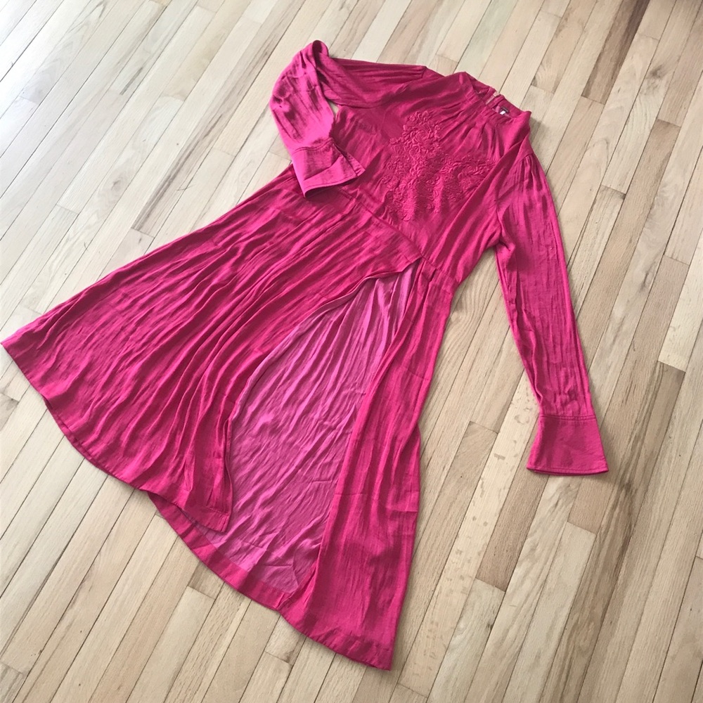 Free People boho magenta dress